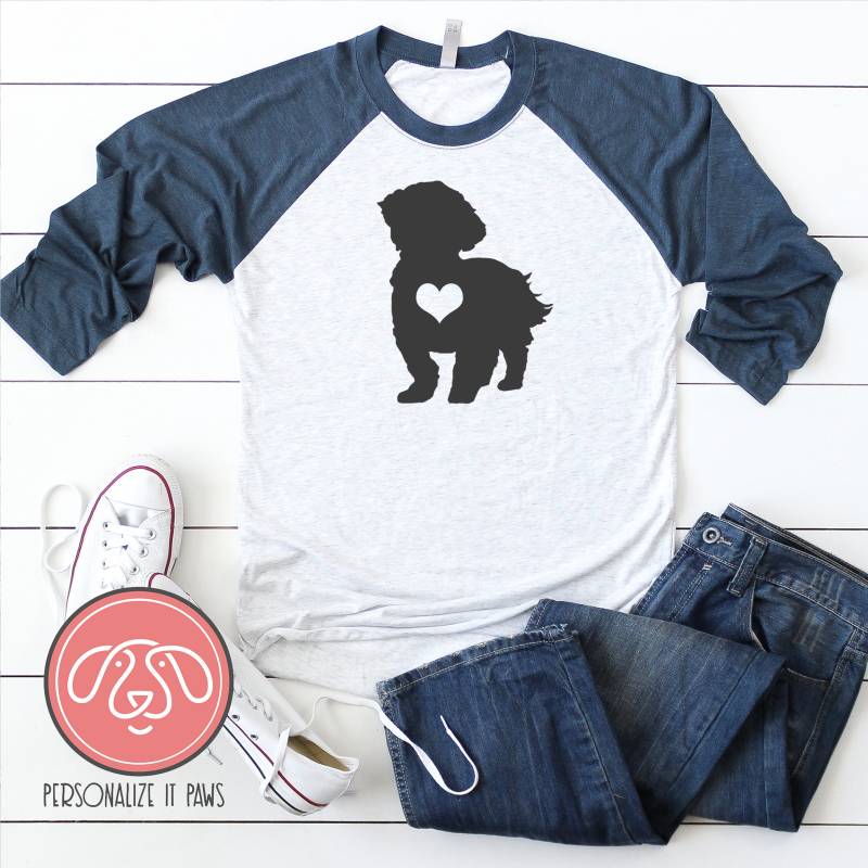 Shih Tzu Raglan von Personalizeitpaws