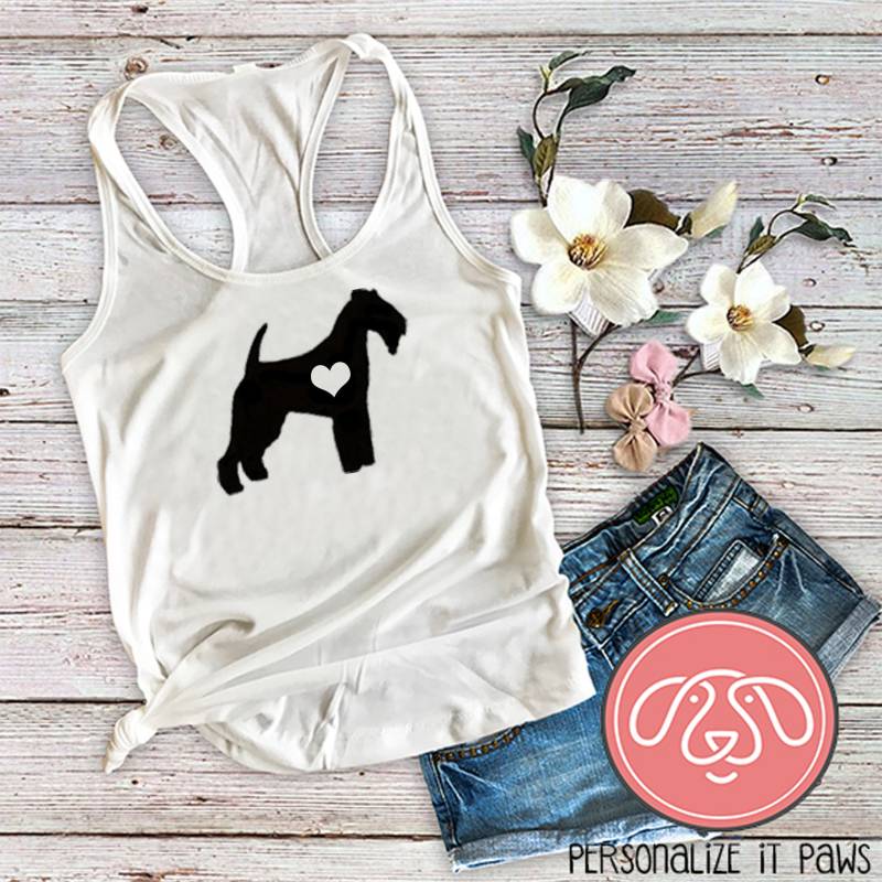 Welsh Terrier Hund Mama Damen Tank Top von Personalizeitpaws