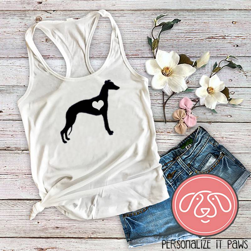 Whippet Hund Mama Damen Tank Top von Personalizeitpaws