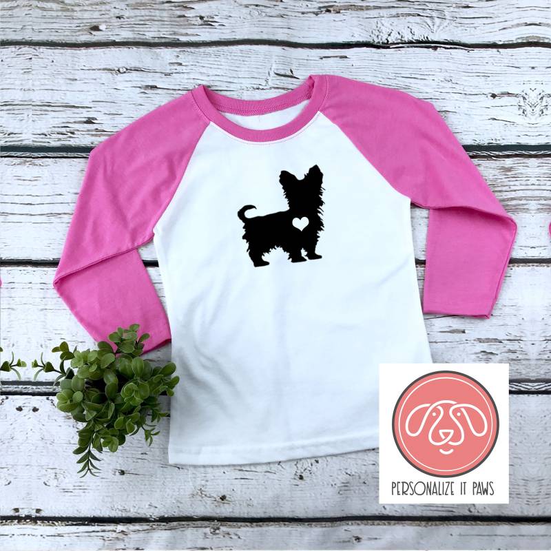Yorkie Jugendhemd Yorkie Jugendhemd von Personalizeitpaws