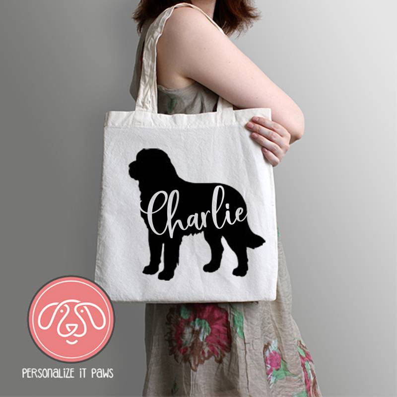 st. Bernard Einkaufstasche st. Bernard Einkaufstasche von Personalizeitpaws