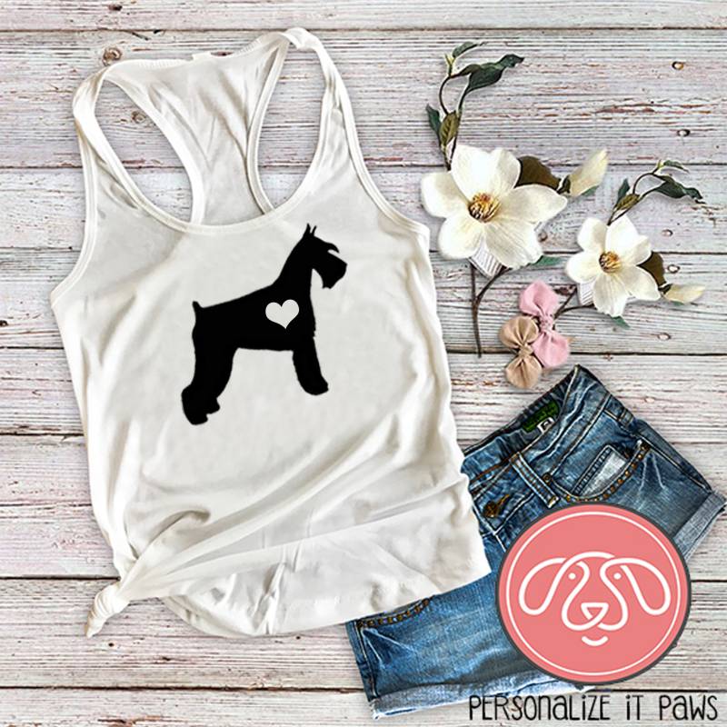 standard Schnauzer Hund Mama Damen Tank Top von Personalizeitpaws