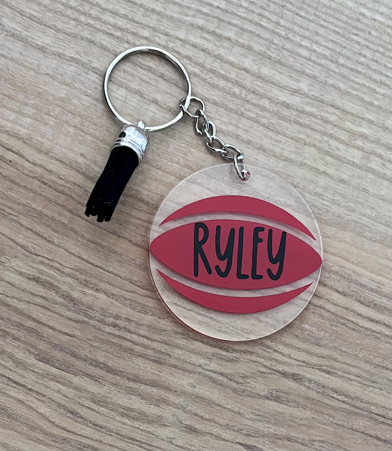 Personalisierte Rugby-Schlüsselanhänger/Personalisierte Sport-Geschenk-Idee Rugby-Thema Junge Oder Mädchen Geschenk von PersonallyMeUK