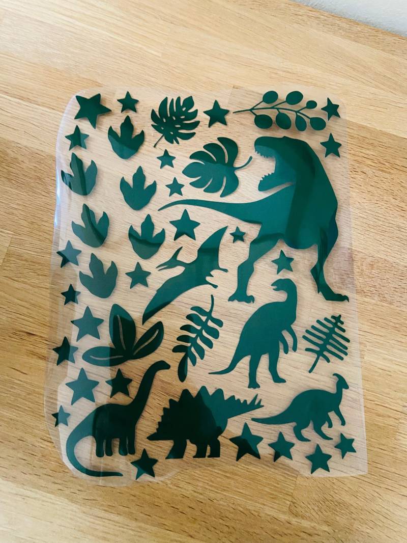 Bügelbild Dinosaurier - Schultüte Dino Zum Aufbügeln Gestaltung T-Shirt Diy Einschulung Aufbügler Dinos Geburtstag Dinobild von Personikat