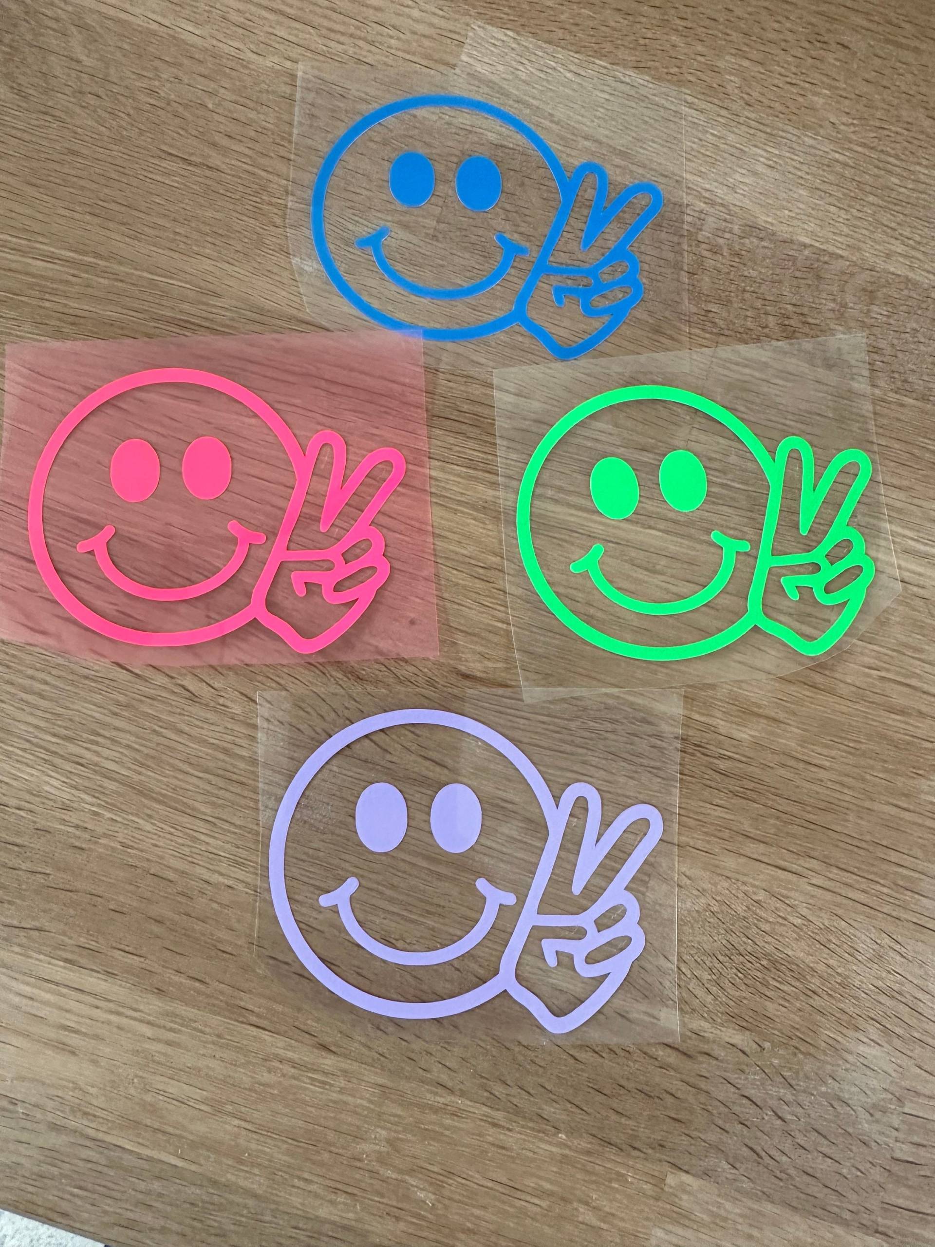 Bügelbild Smily | Applikation Peace Glitzer Geburtstags T-Shirt Glitzerbild Flock Zum Aufbügeln Aufbügelbar Geschenk Kind Bügelbild Smily | Applikation Peace Glitzer Geburtstags T-Shirt Glitzerbild Flock Zum Aufbügeln Aufbügelbar Geschenk Kind von Personikat