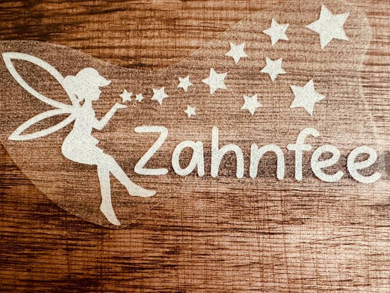 Bügelbild Zahnfee - Aufbügler Wärmetransfer Zahn Verloren Fee Patch Karneval Fasching Kostüm Materialien Zum Aufbügeln von Personikat