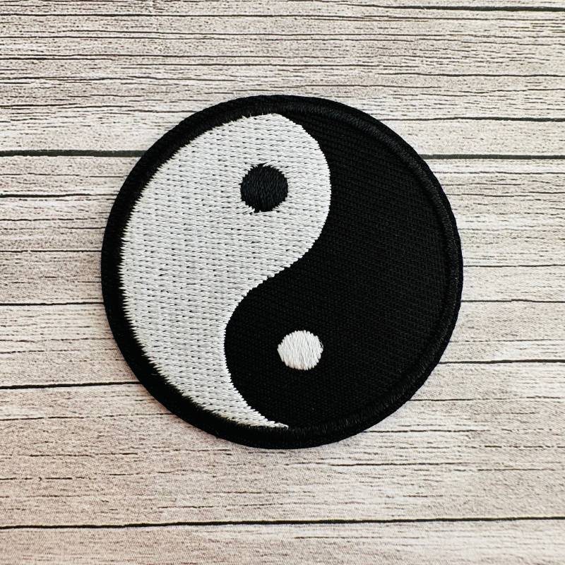 Patch - Aufbügler Yin Und Yang Flicken Zum Aufbügeln Aufnäher Jin Jang Jing Jiang Aufbügeln Diy von Personikat