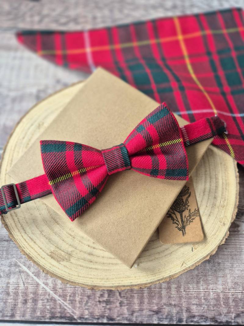 Schottenkaro Tartan Fliege Herrenmode Aus Schurwolle von PerthshireBowtieCo