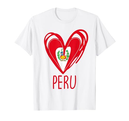 Lustige Peru-Flagge Herz Patriotische Liebe Peruanischer Stolz Kinder Junge T-Shirt Lustige Peru-Flagge Herz Patriotische Liebe Peruanischer Stolz Kinder Junge T-Shirt von Peru Peruvian Flag Designs