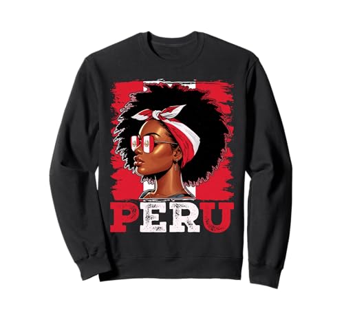 Peruanisches Mädchen Peru Flagge Stolze Peruana Frauen Sweatshirt Peruanisches Mädchen Peru Flagge Stolze Peruana Frauen Sweatshirt von Peru for Girls and Women Peruvian Outfit