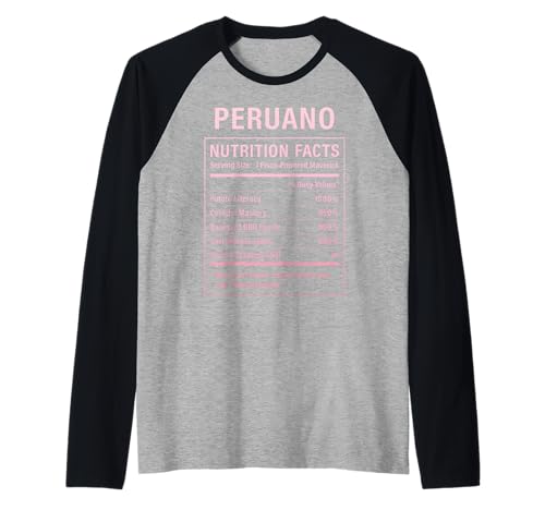 Peruano Guy Stolze Peruanische Männer mit Peruwurzeln Raglan von Peruvian Humor Gifts for Men of Peru