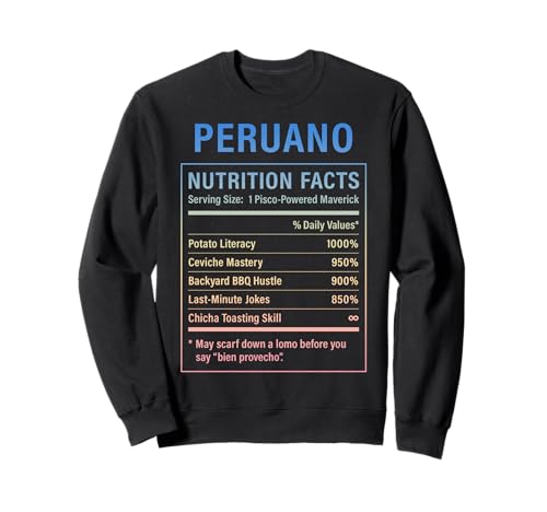 Peruano Guy Stolze Peruanische Männer mit Peruwurzeln Sweatshirt von Peruvian Humor Gifts for Men of Peru