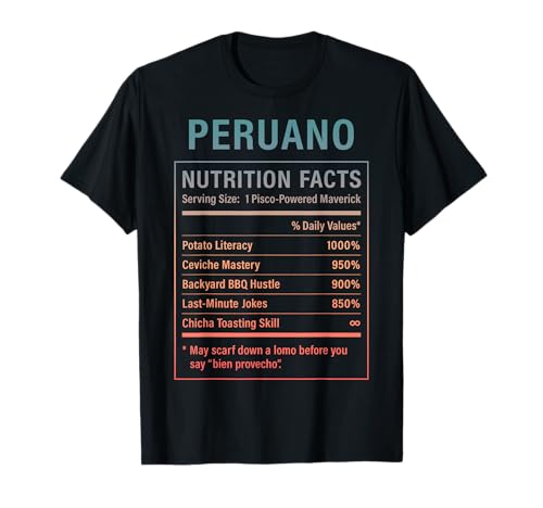 Peruano Guy Stolze Peruanische Männer mit Peruwurzeln T-Shirt von Peruvian Humor Gifts for Men of Peru