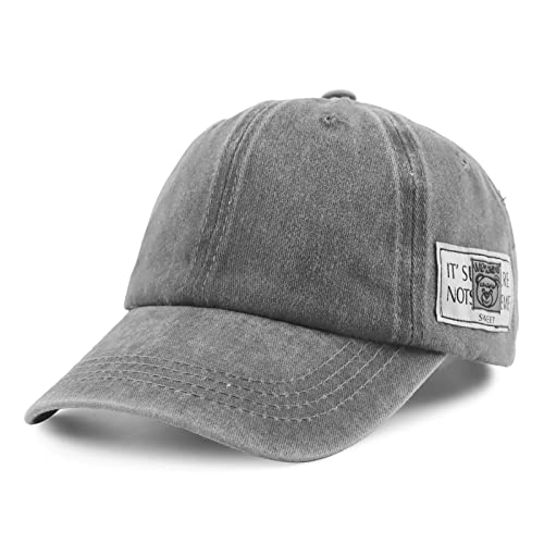 Pesaat Kinder Kappe mädchen Baseball Cap Junge Schirmmütze Sommer Sonnenschutz mütze Kids Cap für 2-6Jahen mit UV-Schutz(Grau) von Pesaat