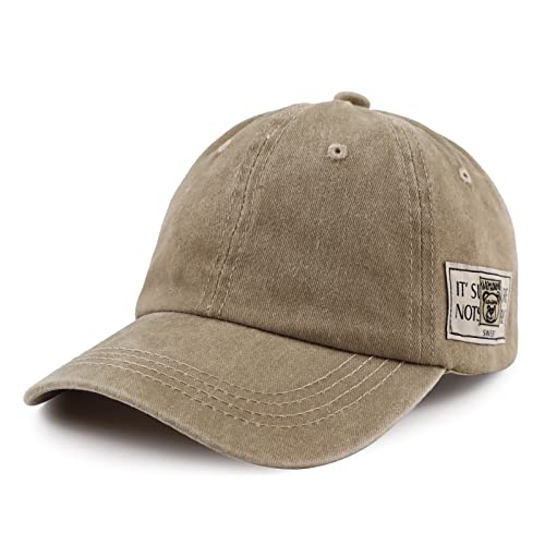 Pesaat Kinder Kappe mädchen Baseball Cap Junge Schirmmütze Sommer Sonnenschutz mütze Kids Cap für 2-6Jahen mit UV-Schutz(Khaki) von Pesaat