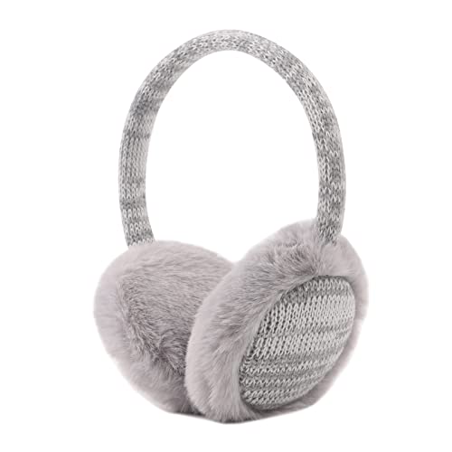 Pesaat Ohrenwärmer kinder mädchen Flauschige Ohrenschützer Jungen Warmer Earmuffs Winter (Grau) von Pesaat