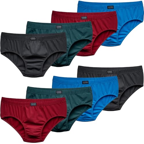 Pesail 10er Pack Herren Slips aus Baumwolle Größen von M bis 10XL Unterwäsche Unterhose Übergröße 7XL-10er Pack Farbmix 2 von Pesail