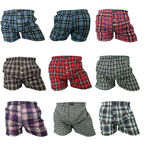 Pesail 8 Stück Herren Boxershorts L-XXL alle Preise inkl Gesetzlicher Mehrwertsteuer (L) von Pesail
