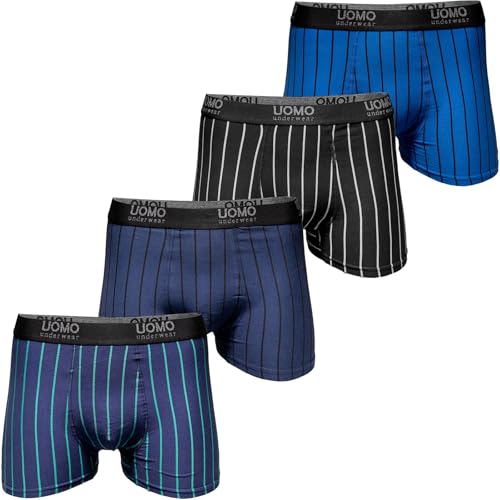 Pesail 8er Pack Jungen Boxershorts Gr. 158, 164, 170 Kinder Unterwäsche Retroshorts Unterhose 158-8er Pack Farbmix 8 von Pesail