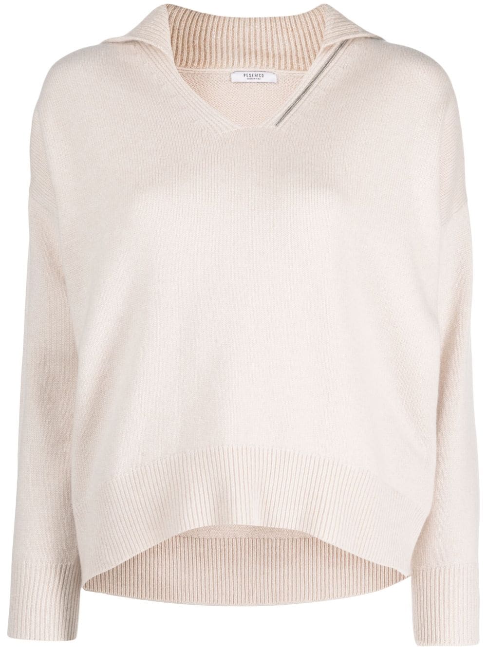 Peserico Pullover mit V-Ausschnitt - Nude von Peserico