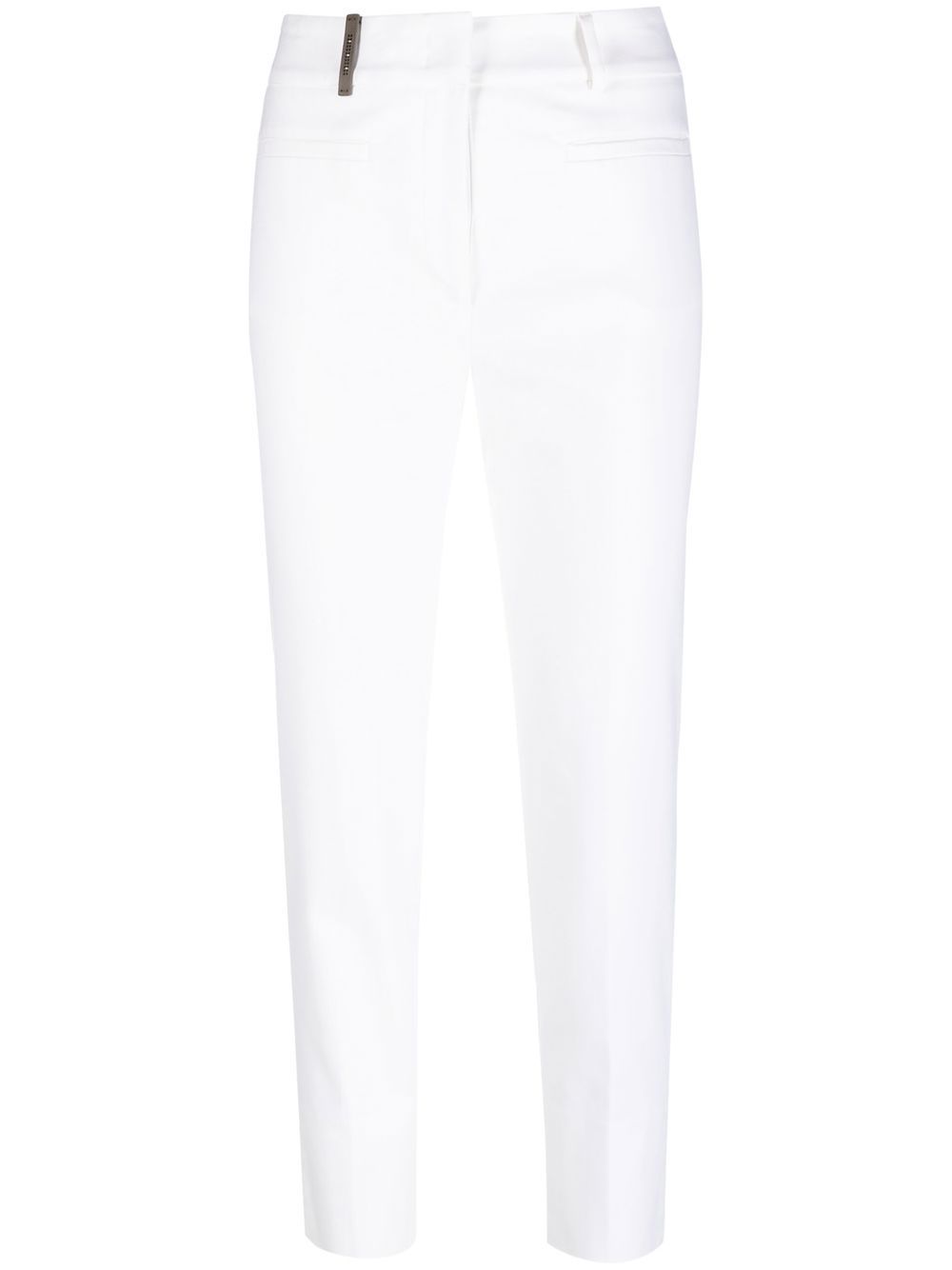 Peserico Schmale Cropped-Hose - Weiß von Peserico