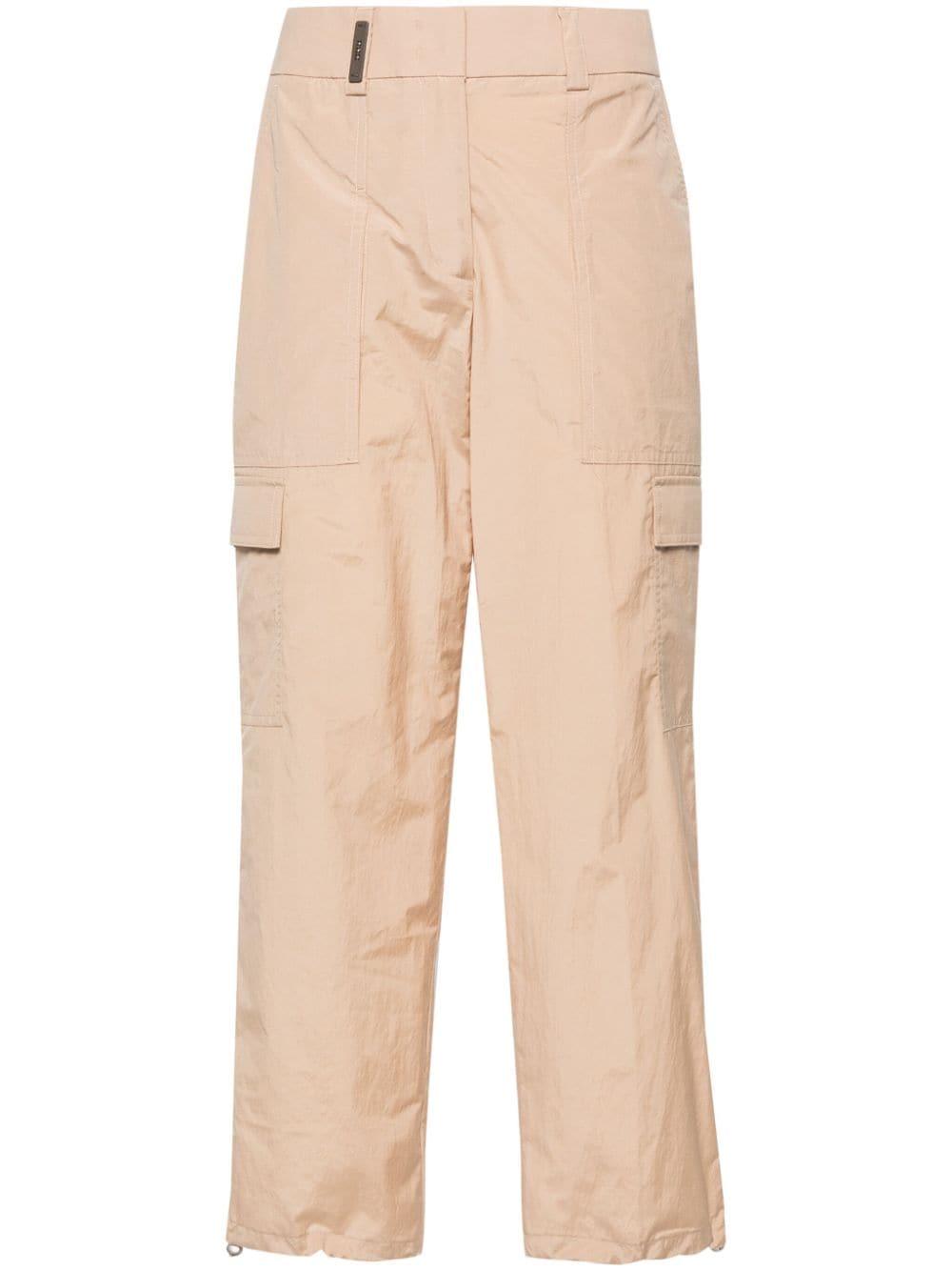 Peserico Tapered-Hose mit hohem Bund - Nude von Peserico