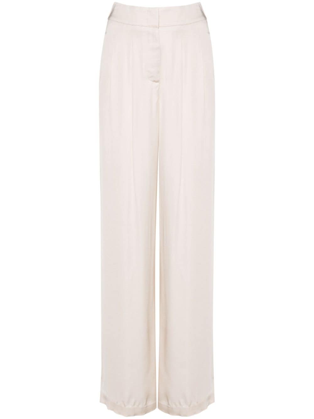 Peserico Wide-Leg-Hose mit Faltendetail - Nude von Peserico