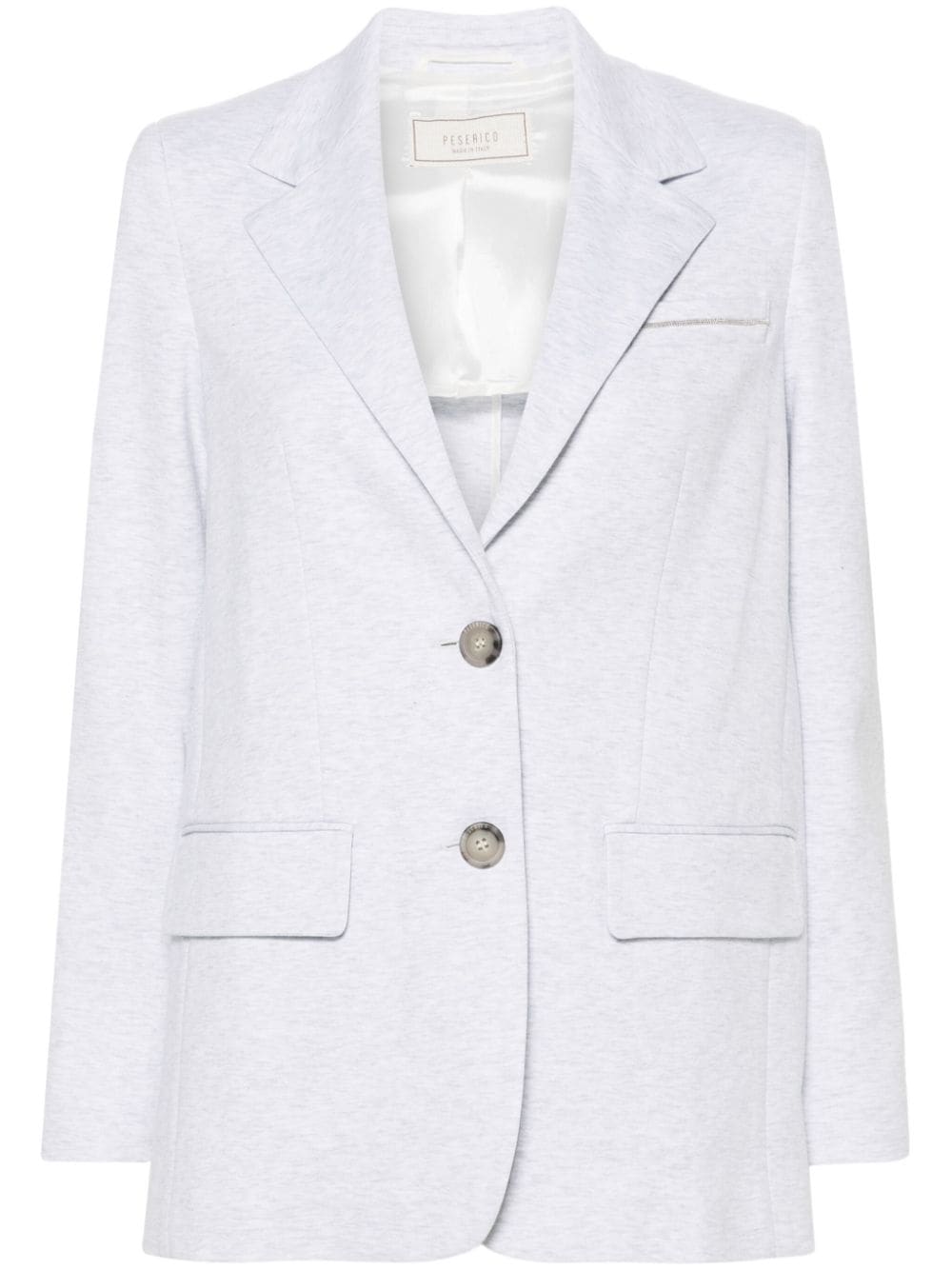 Peserico single-breasted blazer - Grau von Peserico