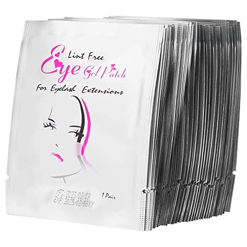 Pesfehhy 50 Paar Wimpernverlaengerung Unter Gel Augenpad Vliesstoff-Patch-Make-Up von Pesfehhy