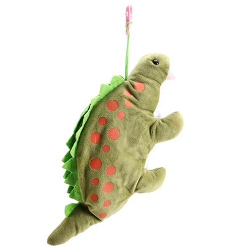 Pesfehhy Das FedermäPpchen für, Weicher 3D PlüSch Stift Beutel, Schreibwaren Etui für Schul Bedarf, Organizer, FedermäPpchen für Stift, GrüNer Dinosaurier von Pesfehhy