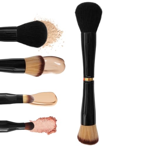 4 in 1 Make up Pinsel Stapelstackierbares Make up Pinsel Mini Reise Make up Pinsel mit Pulver/Rouge, Pinsel, Pinsel und Lidschatten von Pesoncarl