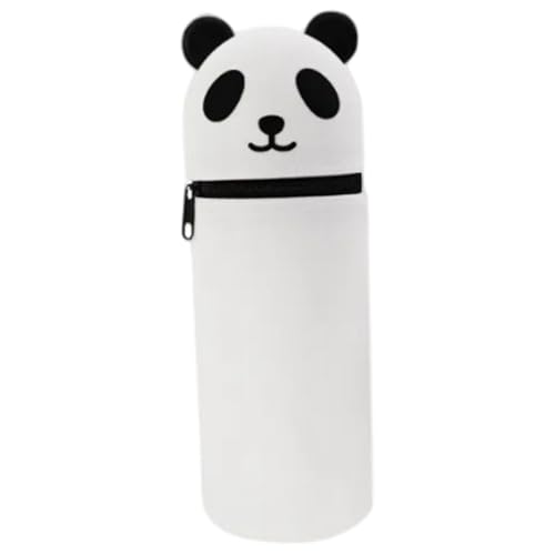 Pesoncarl Süßer Bleistiftkoffer, Cartoon Panda Stand up Silicon Bleistift Fall Kawaii Stationär für Schüler Büro Frauen Jugendliche Jungen, Fälle von Pesoncarl