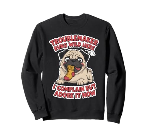 Klagender Hundeliebhaber, Damen und Herren, frecher Tierhumor, kleiner böser Hund Sweatshirt Klagender Hundeliebhaber, Damen und Herren, frecher Tierhumor, kleiner böser Hund Sweatshirt von Pet Owner Grumpy Dog Breed Funny Witty Fan Tees