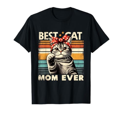 Die Beste Katzenmutter Aller Zeiten im Vintage-Stil, Mama, Retro T-Shirt Die Beste Katzenmutter Aller Zeiten im Vintage-Stil, Mama, Retro T-Shirt von Pet Owners Cat Moms Woman Mother's Day Gift