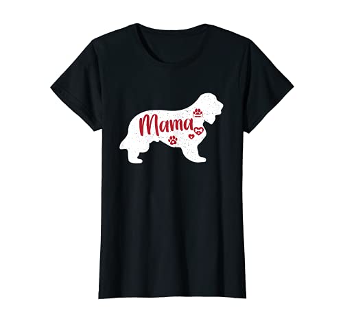 Damen Cocker Spanie Dog Mom Mama Mutter Pet Liebhaber Hund Eigentü T-Shirt von Pet puppy manns friend doggie dog paw co.