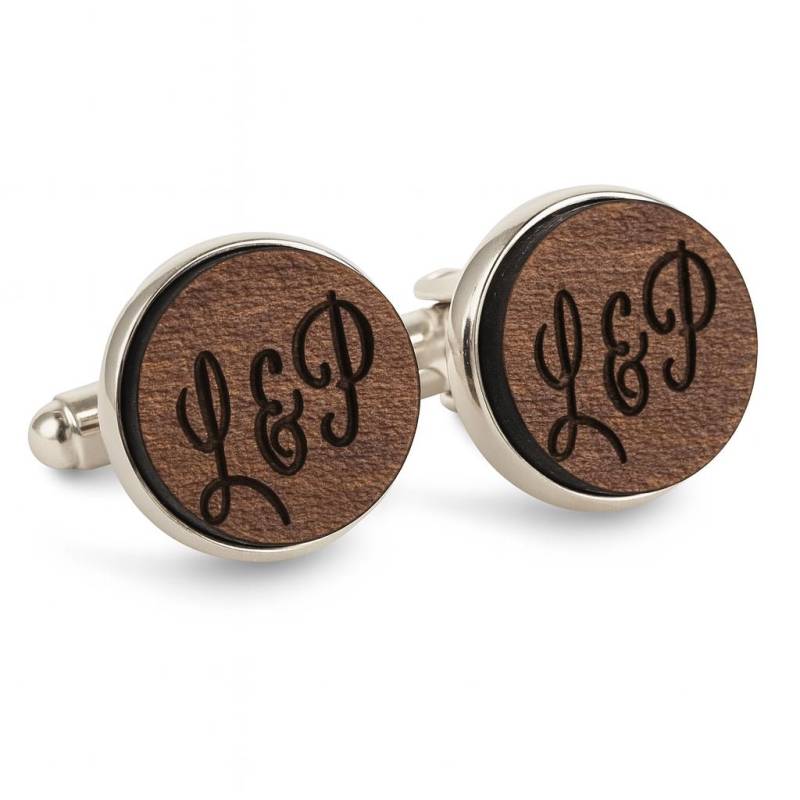 Hochzeit Manschettenknöpfe Mit Gravur Personalisiertes Geschenk Für Den Bräutigam von PetJos