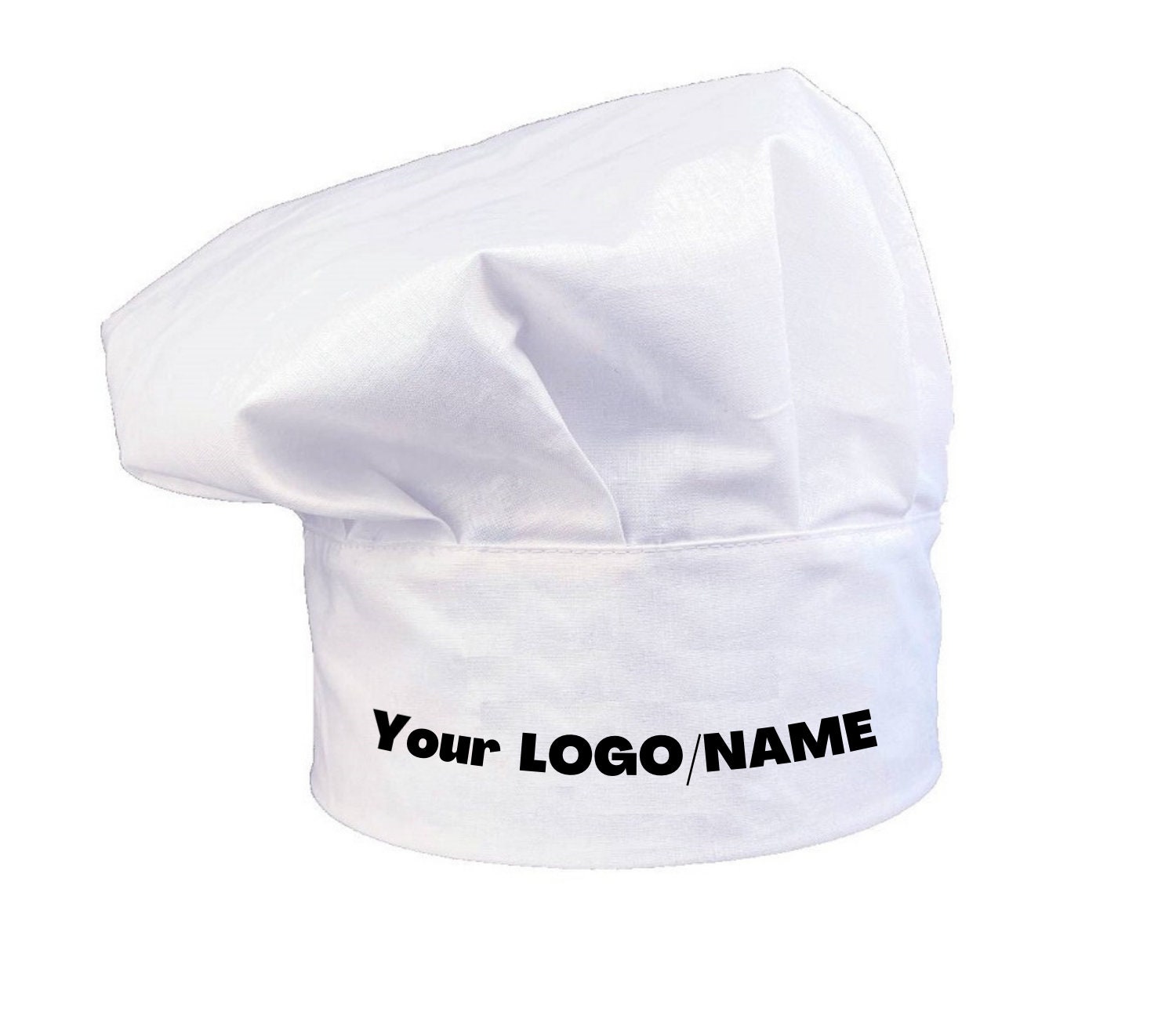 Personalisierte Kochmütze Benutzerdefiniertes Logo Oder Name, Verstellbarer Baumwollkochhut von PetJos