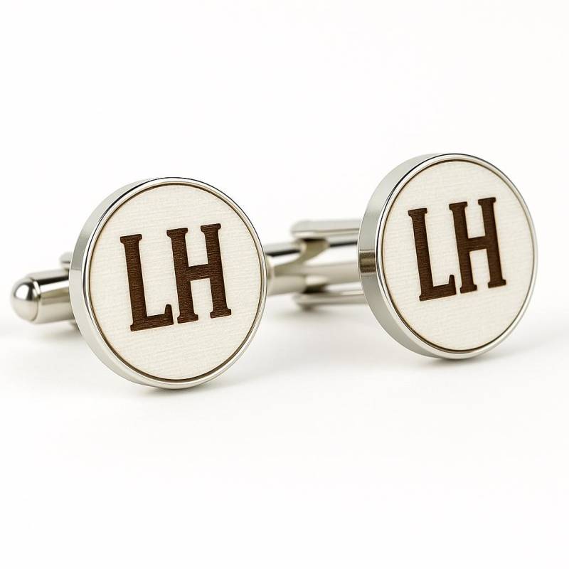 Personalisierte Manschettenknöpfe, Holz Manschettenknöpfe Mit Initialen, Geschenk Für Männer, Bräutigam, Gravur, Hochzeit, Bräutigam 16 von PetJos