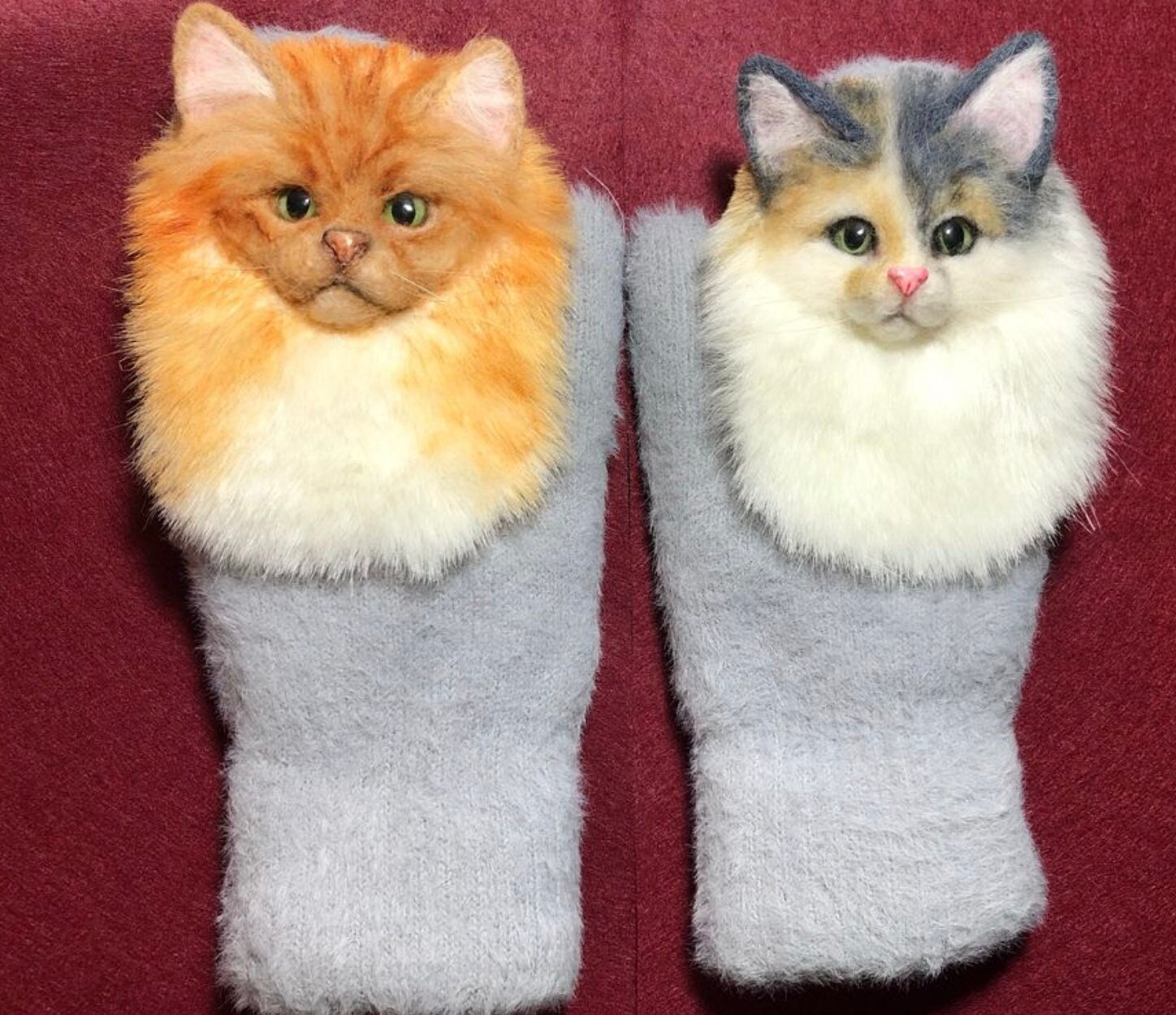 Cat Mittens Vom Foto, Katzen Portraits, Handschuhe Für Wormn, Mit Katzen, Tier Handschuhe, Kinder, Katze Verlust Geschenk von PetUniverse