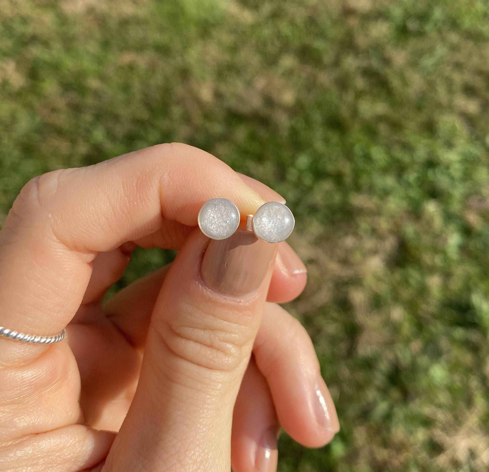 Einäscherung Asche Ohrringe, Sterling Silber Haustier Feuerbestattung Schmuck, Schmuck Einäscherung Asche Ohrringe, Sterling Silber Haustier Feuerbestattung Schmuck, Schmuck von PetalsandKeepsakes