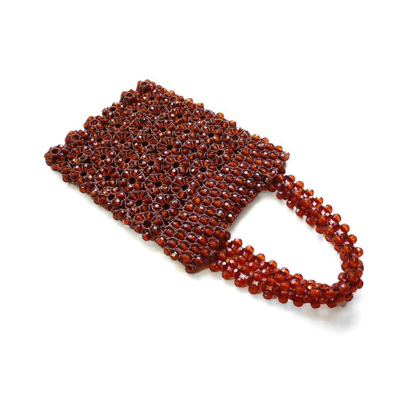 Einzigartige Bernsteinfarbene Perlen Geldbörse von PetalsnPeonies