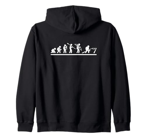 Boccia Ball Evolution Herren Damen Lustiger Bocciaball Spieler Kapuzenjacke von Petanque Boules Designs For Proud Bocce Players