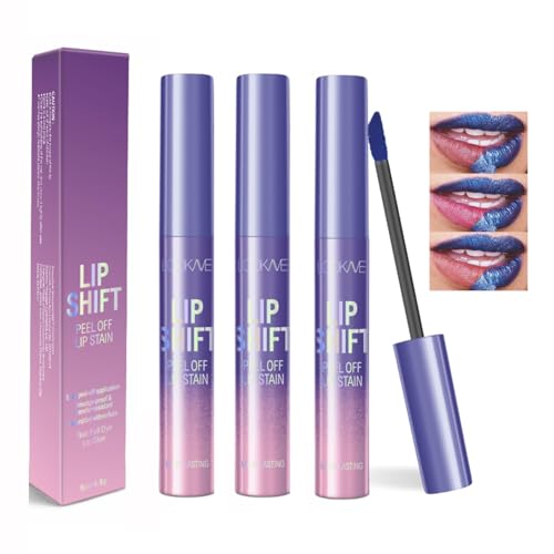 Peel-Off-Lippenstift, 3 Farben, wasserfest, langanhaltend, mattes Finish, Lippentönung, Tattoo, flüssiger Lippenstift für Damen Peel-Off-Lippenstift, 3 Farben, wasserfest, langanhaltend, mattes Finish, Lippentönung, Tattoo, flüssiger Lippenstift für Damen von Petansy