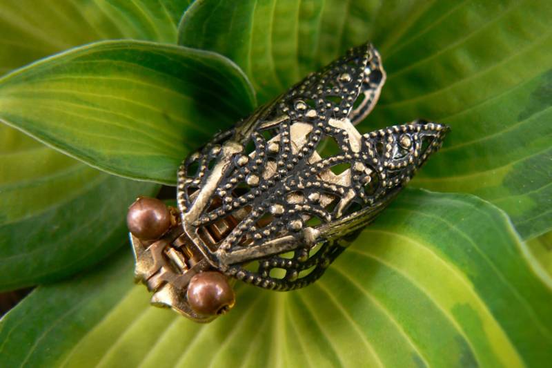 steampunk-Zikade-Reißverschluss-Brosche von PeteAndVeronicas