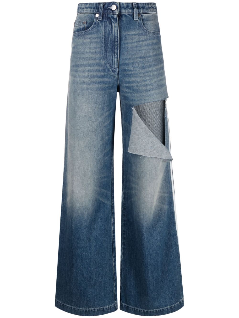 Peter Do Jeans mit weitem Bein - Blau von Peter Do