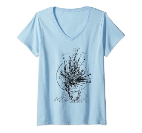Damen Peter Draws: Flaschenhemd T-Shirt mit V-Ausschnitt Damen Peter Draws: Flaschenhemd T-Shirt mit V-Ausschnitt von Peter Draws