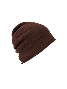 Beanie aus 100% PREMIUM Kaschmir Peter Hahn Cashmere braun von Peter Hahn Cashmere