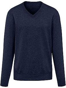 V-Pullover aus 100% Premium-Kaschmir Peter Hahn Cashmere blau von Peter Hahn Cashmere