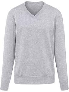 V-Pullover aus 100% Premium-Kaschmir Peter Hahn Cashmere grau von Peter Hahn Cashmere