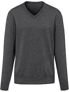 V-Pullover aus 100% Premium-Kaschmir Peter Hahn Cashmere grau von Peter Hahn Cashmere